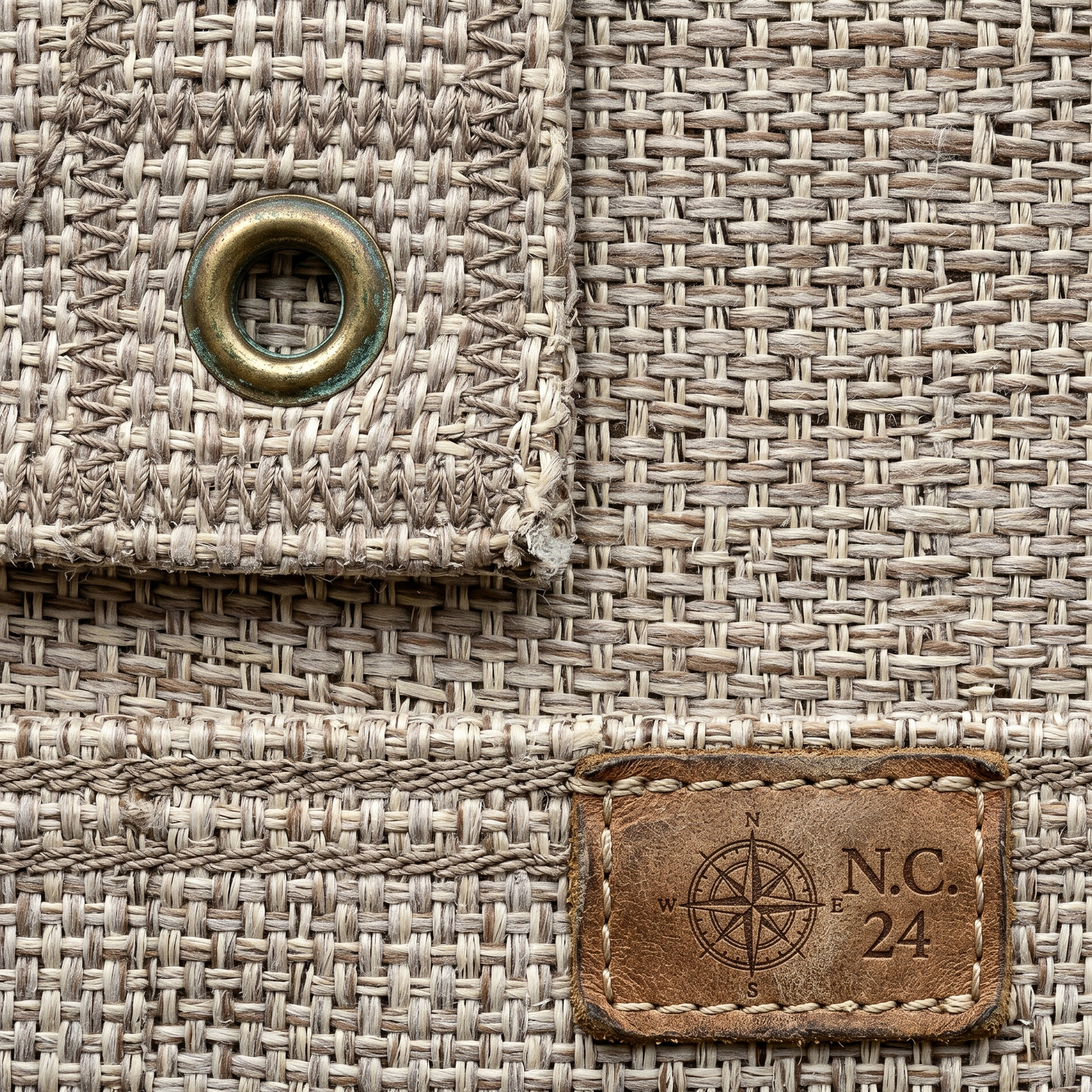 Doublure toile nautique — vue de face